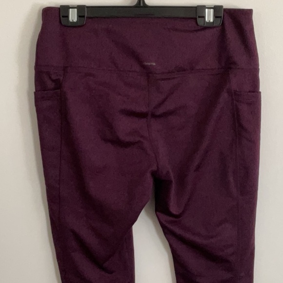 Mondetta Purple Performance Leggings with Wide Waistband - Picture 2 of 4